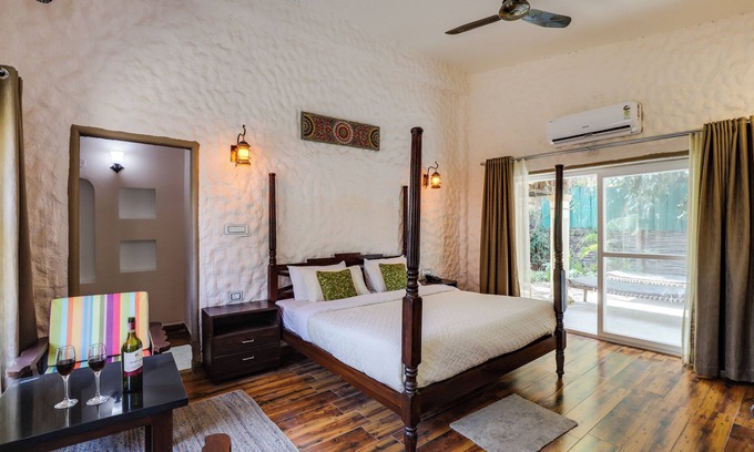 Mocha Villa | Bhil's Kabeela PVT POOL VILLA 2 room luxurious PVT POOL in the heart of Jungle