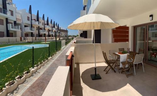 Torre de la Horadada Apartamento | Bianca Beach 106, ground floor 250m from Mil Palmeras beach