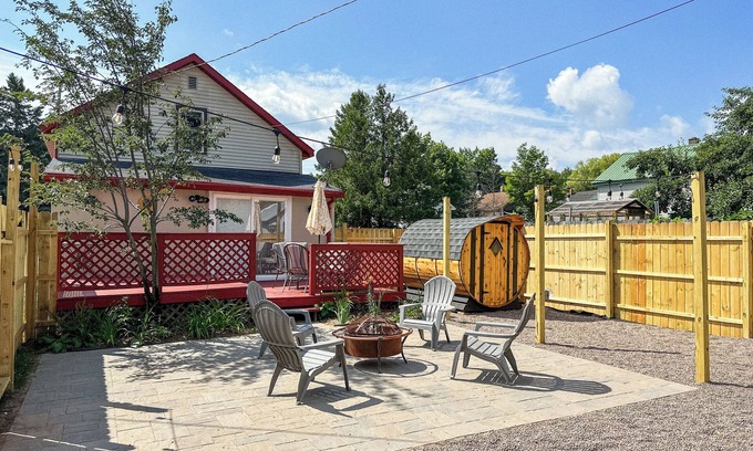 Big Bay Casa | Big Bay Getaway - Outdoor sauna and extra parking for snowmobiles & trailers!