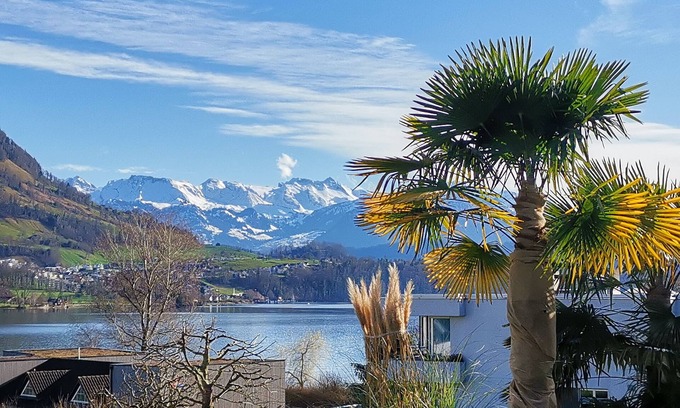 Merlischachen Apartamento | Bijou en el lago de Lucerna