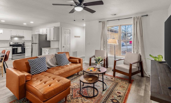 Bentonville Casa | Bike-Friendly Home with Hot Tub Near Downtown