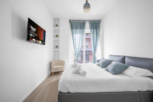 Zona Lancetti Apartamento | Bilocale vicino tram 2, smart TV e internet veloce