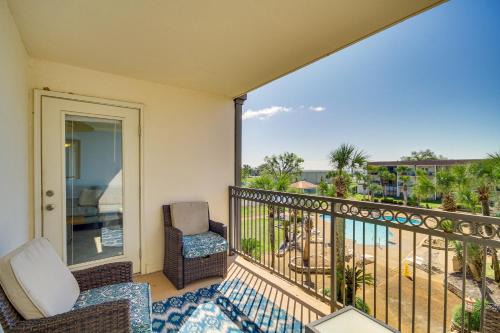 Biloxi Apartamento | Biloxi Condo with Pool Access - Steps to Beach!