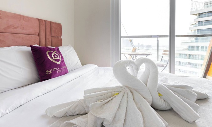 Jadaf Apartamento | Binghatti Gateway by Simply Comfort