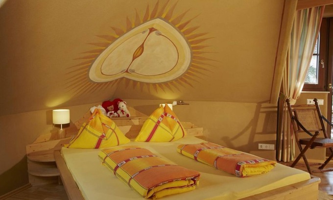 Eberstein Casa | Bionest IV - Lehmbaudach-familienzimmer mit Balko - Biolandhaus Arche