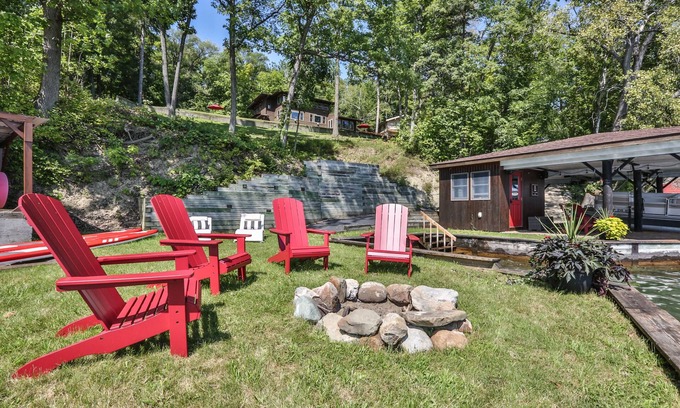Grange Landing Casa | Birch Lodge en el lago Canandaigua