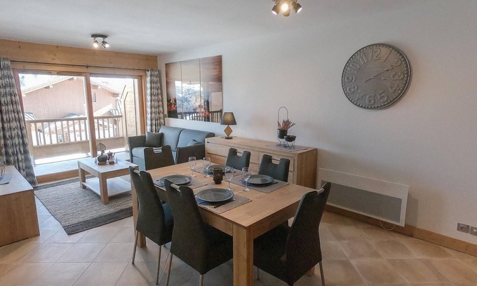 Bisanne 1500 Apartamento | Bisanne 1500 - Ap. 6 pers, 2 baños, piscina, parking