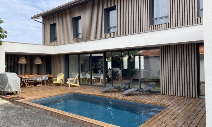 Biscarrosse Plage Casa | Biscarrosse Plage: 160 m² luxury villa 150 m from the ocean