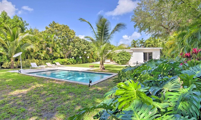 Biscayne Park Casa | Biscayne Park Urban Oasis w/ Lush Backyard!