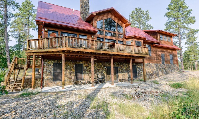 Deadwood Cabina | Black Hills Paradise 5BR Amplia casa de vacaciones cerca de Deadwood