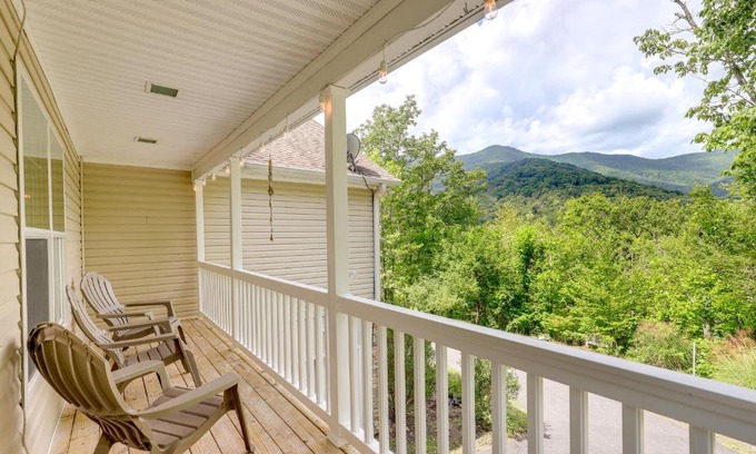 Black Mountain Casa | Black Mountain Retreat with Hot Tub and Mountain Views