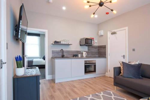 Blackpool Town Center Apartamento | BlackBird Luxury Accommodation Room 6