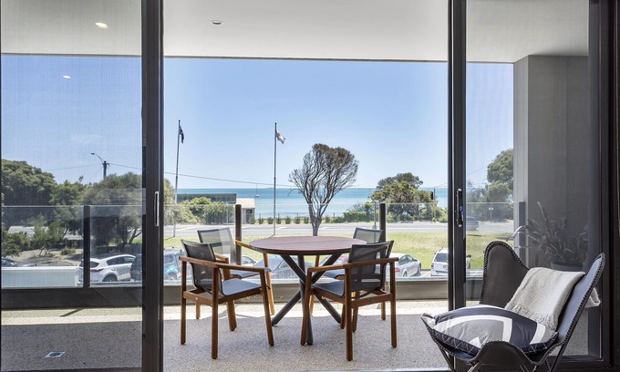 Blairgowrie Apartamento | Blairgowrie Apartamento 1: vistas de la bahía + ropa de cama