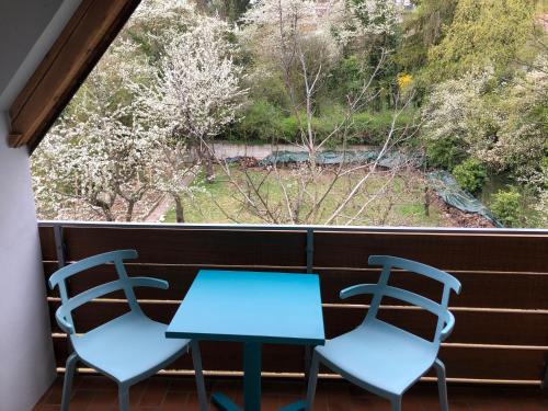 Mainstockheim Casa | Blaues Zimmer, -keine Wohnung, keine Küche-mit grossem Balkon, Bad ist ein Traum, nur 50 Schritte zum Radweg am Main