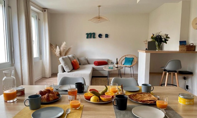 Concarneau Apartamento | « BLEU COMME MER » à deux pas des plages