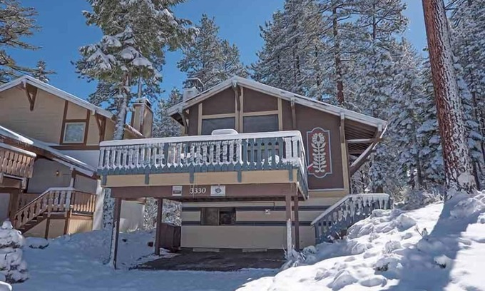 Tahoe Tyrol Casa | Blocks to Heavenly,- Sledding Access Behind the House, Seasonal Outdoor Pool...