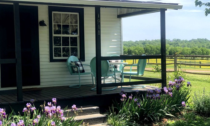 Oakpark Cabina | Bloomingdale Honeymoon Cabin Vintage Retreat with Mountain Views