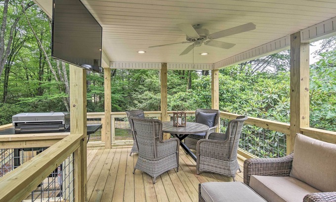 Blowing Rock Casa | ¡NUEVO! ¡Casa actualizada a 1 cuadra a pie de DT Blowing Rock!
