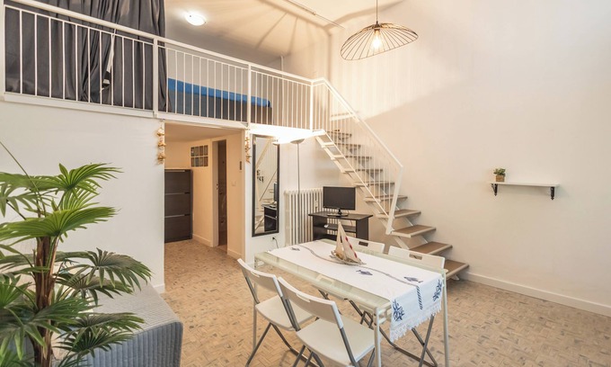 San Giuliano a Mare Apartamento | Blu Mare Loft: 1 min from the beach with private parking, wifi and air conditioning