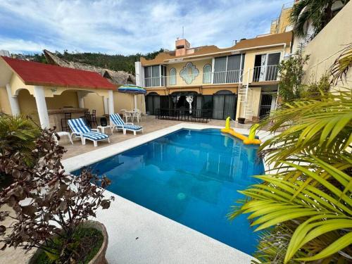 Alta Costa Azul Casa | Blue Coast with pool and ocean view 10 to 35 p