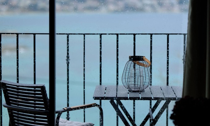 Kavala Casa | blue crystal view