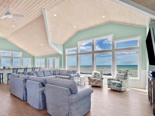 Ocean Sound Village Casa | Blue Haven | Oceanfront| Pool | Hot Tub | North Topsail Beach | Luxury Vacation Rental