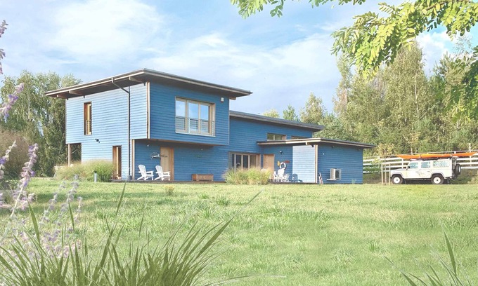 Brzozie Casa | Blue Lakehouse para 10 personas (50 m del lago)