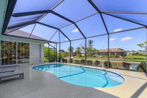 Cape Coral Casa | Blue Oasis - Saltwater Pool, Dock, Dog-Friendly Home