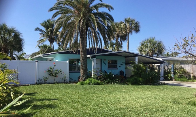 Port Canaveral Casa | OTOÑO Descuento Blue Palm Beachside Cottage Piscina climatizada
