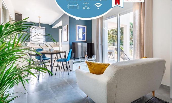 Morieres-les-Avignon Apartamento | ☆ Blue Provençal Appartement ☆