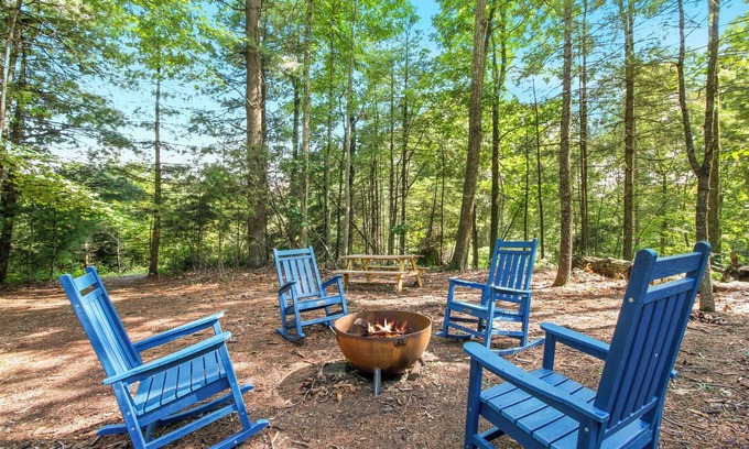 Laurel Springs Cabina | Blue Ridge Parkway / Off-Grid Cabin / Glamping / Hummingbird Hideaway