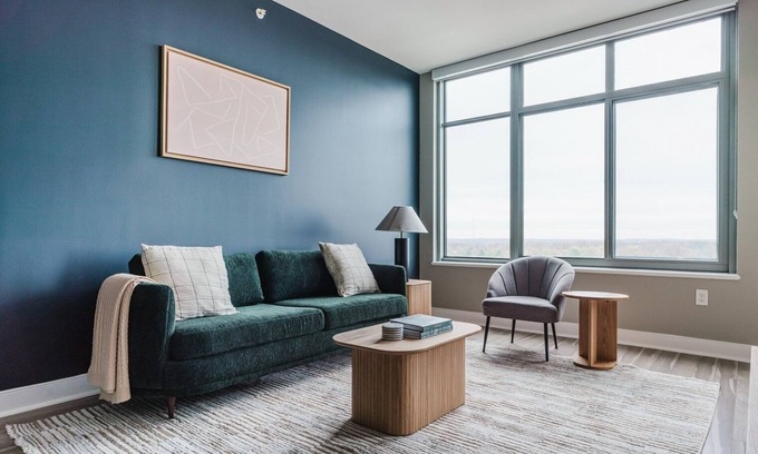 Woodmont Triangle Apartamento | Blueground | Bethesda 2bd apartment
