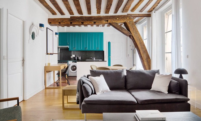 Les Iles Apartamento | Blueground | Ile Saint Louis, nr Notre Dame
