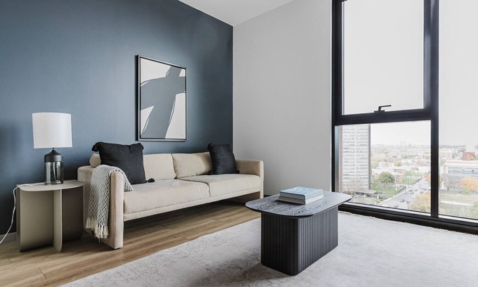 Illinois Medical District Apartamento | Blueground | Medical District 1bd apartment