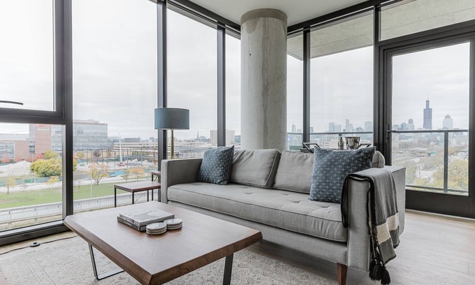 Illinois Medical District Apartamento | Blueground | Medical District 2bd apartment
