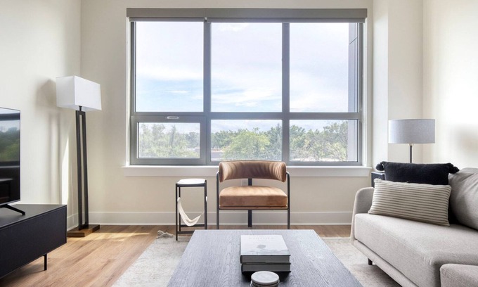 Pentagon City Apartamento | Blueground | Pentagon City, rooftop, nr Potomac River