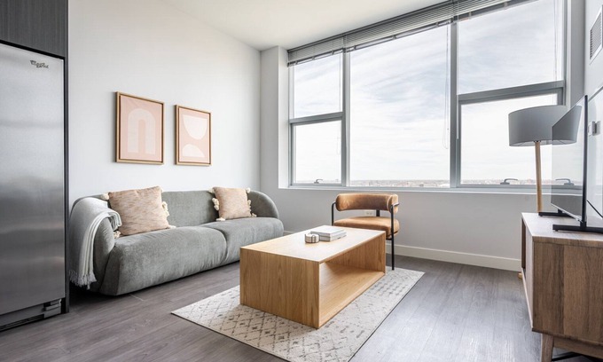 Printers Row Apartamento | Blueground | South Loop, pool & gym, nr park