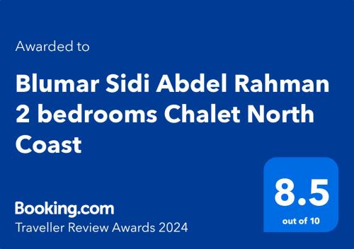 Sidi Abd El-Rahman Apartamento | Blumar Sidi Abdel Rahman 2 bedrooms Chalet North Coast