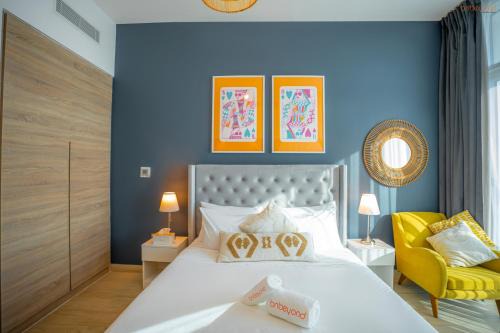 Dubai Marina Apartamento | Bnbeyond's Sheek Studio at Studio One tower