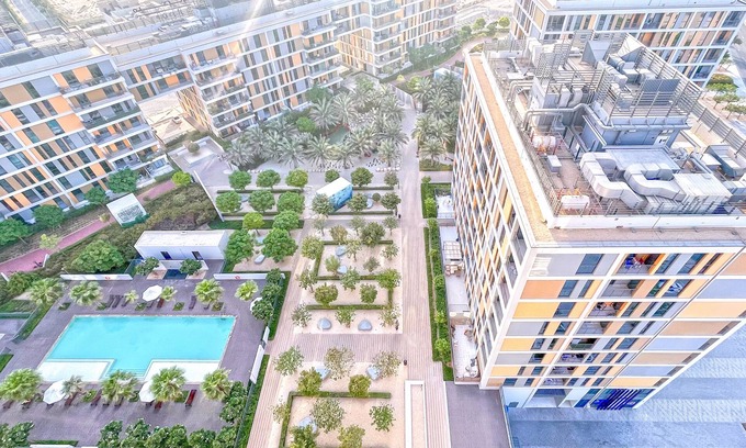 Ajman Apartamento | bnbme | Midtown By Deyaar Afnan District | STUDIO