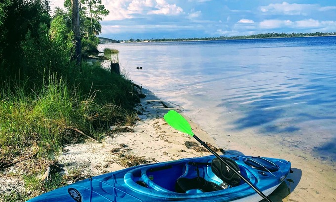 Parker Casa | Boat dock with slips, amazing views with water access on East St. Andrews Bay