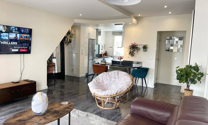 Savigny-sur-Orge Apartamento | Bohemian & Chic Apartment 20' from Paris