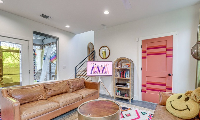 Blackshear-Prospect Hill Casa | Boho Austin Vacation Home w/ Private Hot Tub!