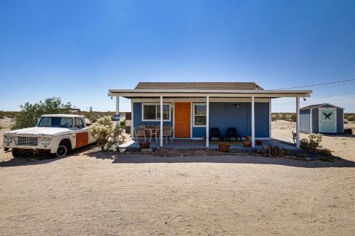 Twentynine Palms Casa | Boho Bungalow with Hot Tub 16 Mi to Joshua Tree NP
