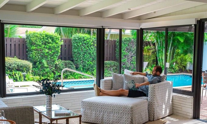 Middle River Terrace Casa | Boho Chic / Heated Pool / Walk To Beach / Escapism at its finest / Coconut Key / H0MES