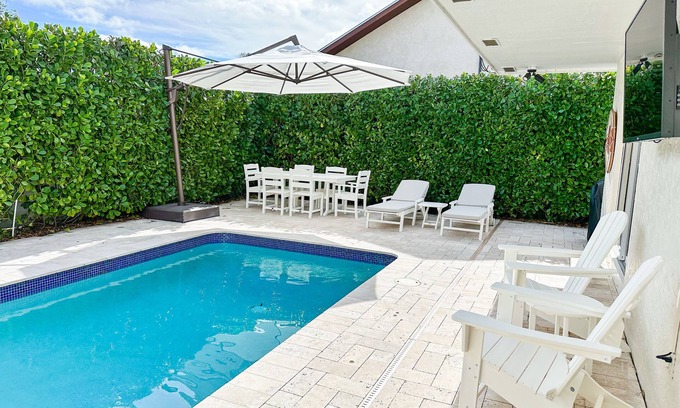Jupiter Casa | Boho Chic Home With Heated Pool in Jupiter!