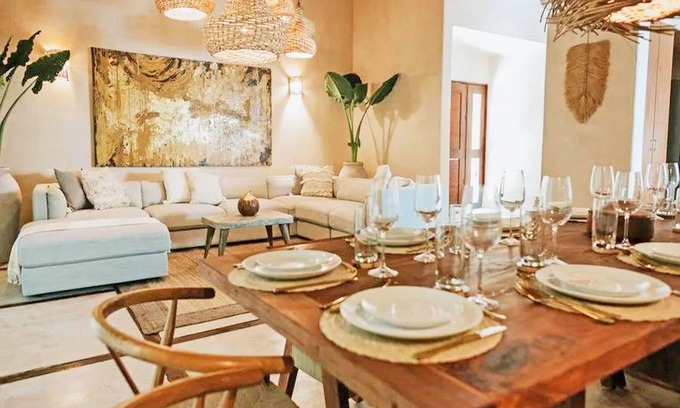 Área de Playacar Fase II Villa | Boho-Chic Villa with 4 Bedrooms & 5 Bathrooms in Exclusive Playacar Phase 2