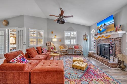 Tallahassee Casa | Boho Indian Oasis: 3bd - Pool - Tranquil Retreat