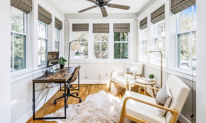 Davidson Casa | Boho Retreat Steps From Downtown Porch Parking