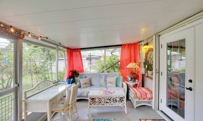 Bonita Springs Cabaña | Boho-Style Escape w/ Patio ~ 3 Mi to Bonita Beach!
